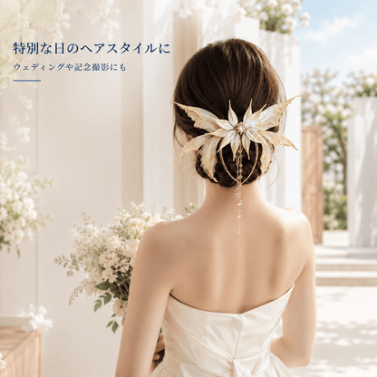 SRW.幻翼蝶ヘアクリップ