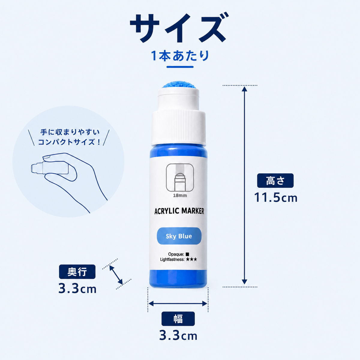 ARWスポンジヘッド流淌筆（りゅうとうひつ）